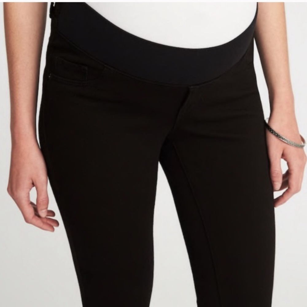 Old Navy Maternity Rockstar Black Jeans/leggings